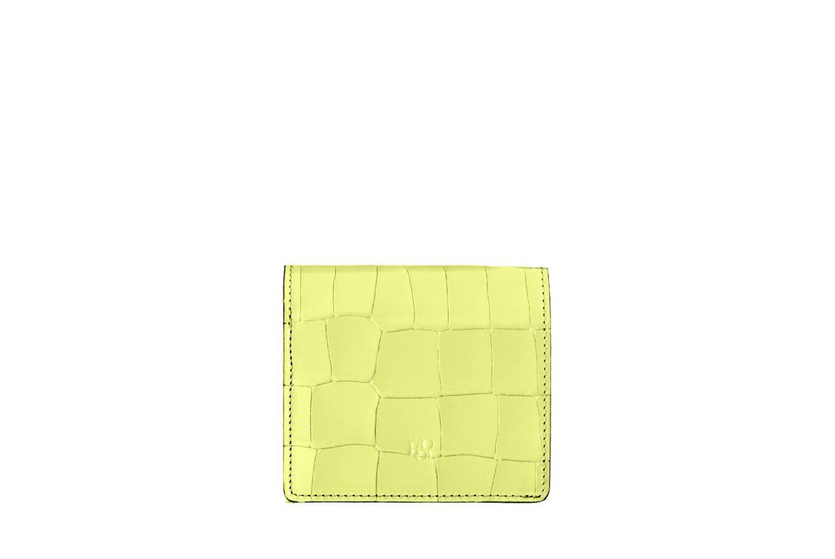 タイル BOX小銭入れ付二つ折り財布 レモン
