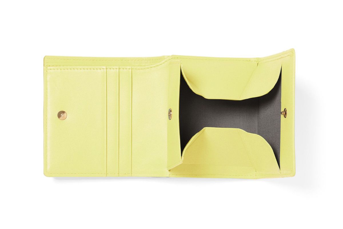 タイル BOX小銭入れ付二つ折り財布 レモン