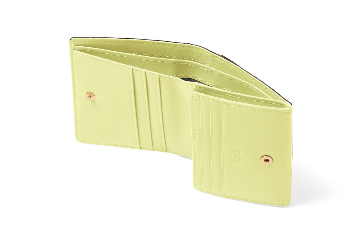 タイル BOX小銭入れ付二つ折り財布 レモン