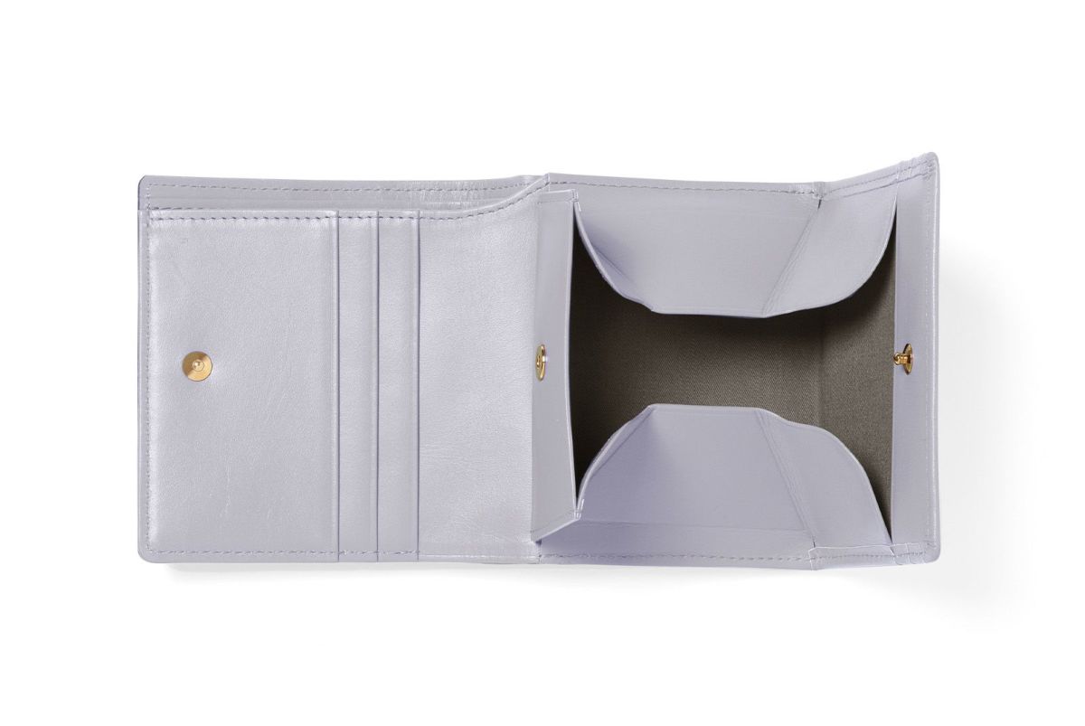 タイル BOX小銭入れ付二つ折り財布 ラベンダー