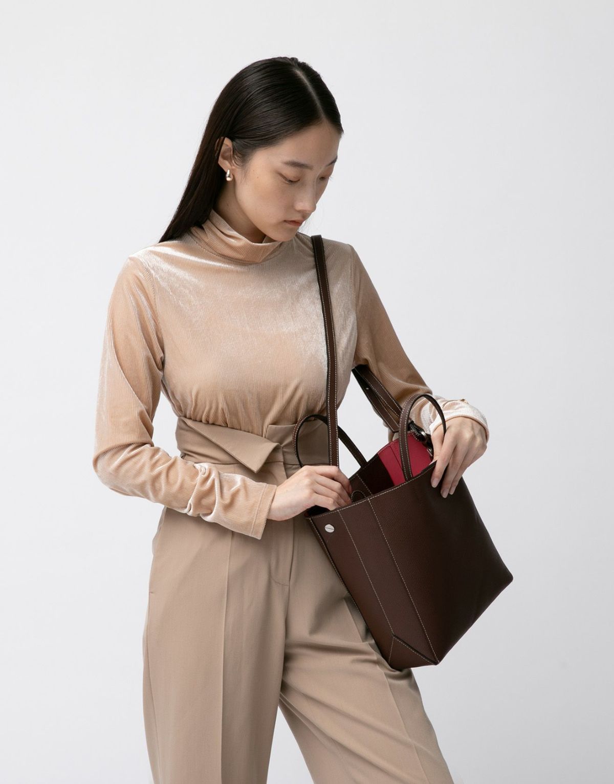 エムエム トートバッグS ビター