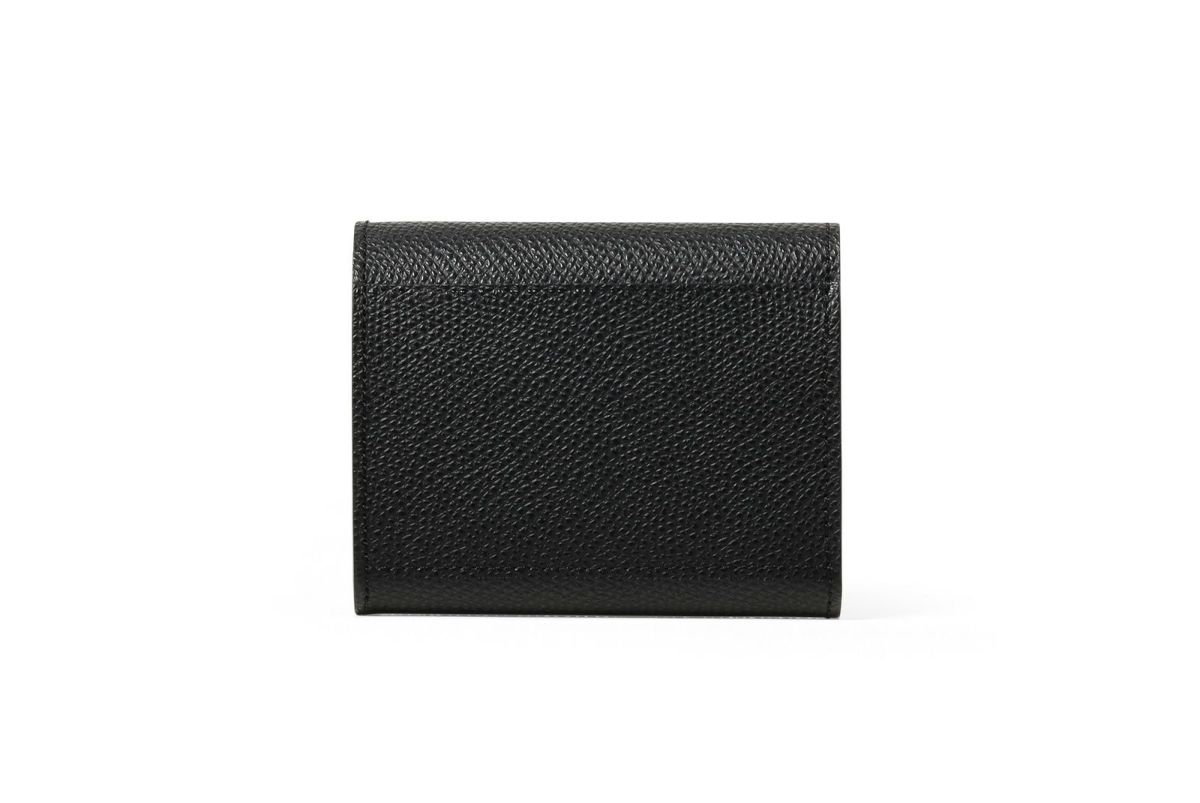 エムエム 中BOX三つ折り財布 ブラック