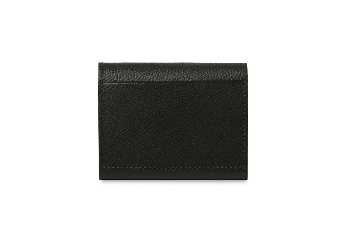 エムエム 中BOX三つ折り財布 ダークグレー