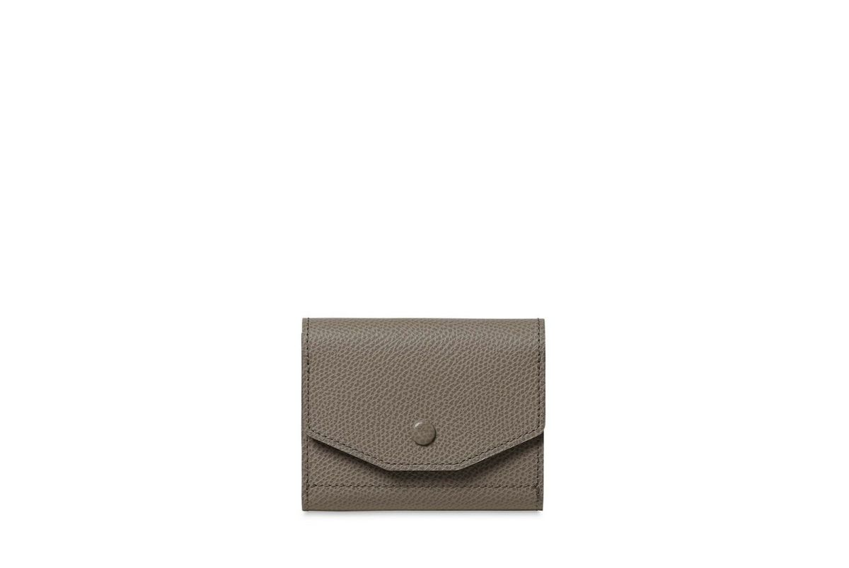 エムエム 中BOX三つ折り財布 トープ