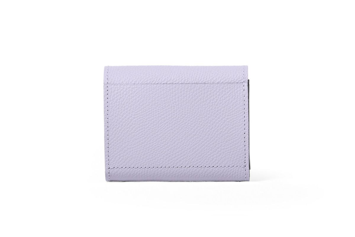 エムエム 中BOX三つ折り財布 テンダーブルー