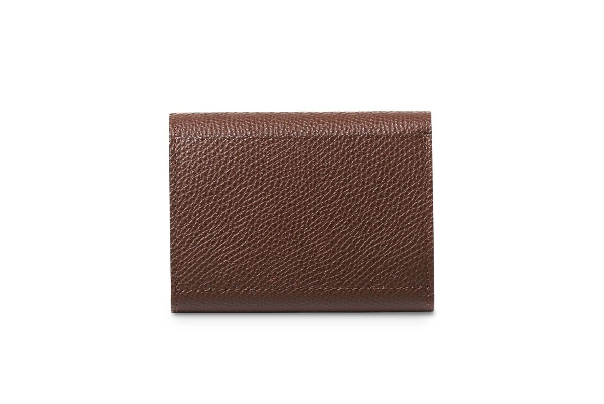 エムエム 中BOX三つ折り財布 ビター