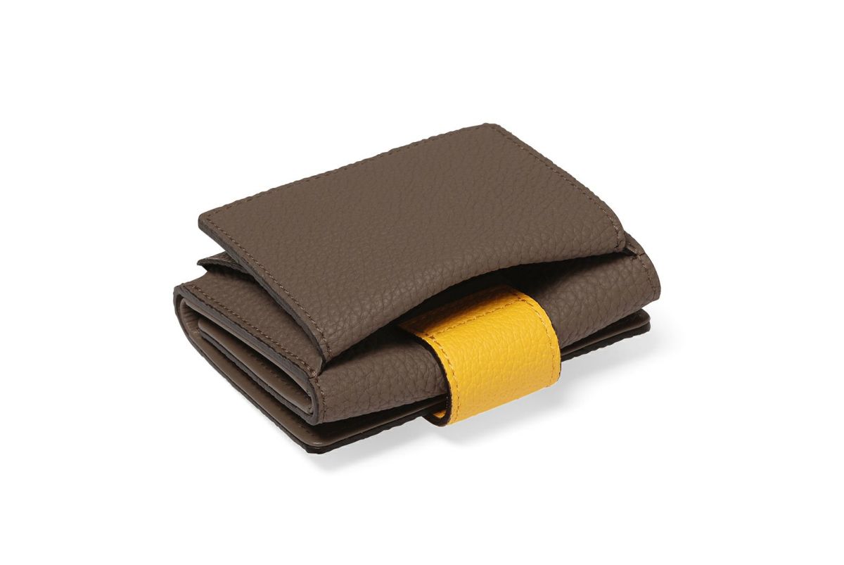 リツビー 三つ折り財布 トープイエロー	