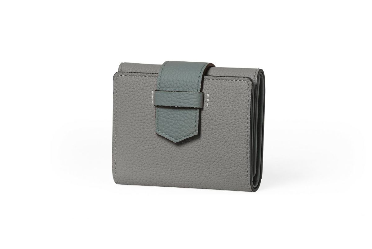 リツビー 三つ折り財布 グレースカイ