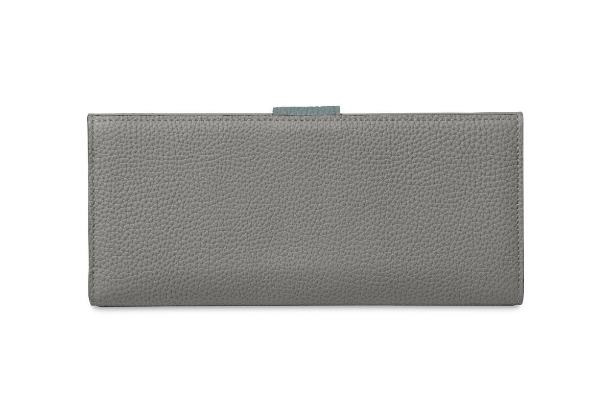 リツビー 小銭入れ付きスリム長財布 グレースカイ