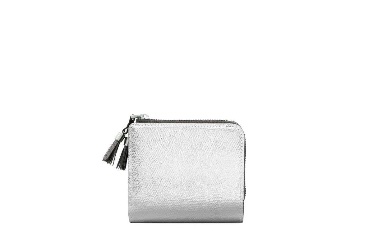 シキビー Lファスナー二つ折り財布 きら×すす