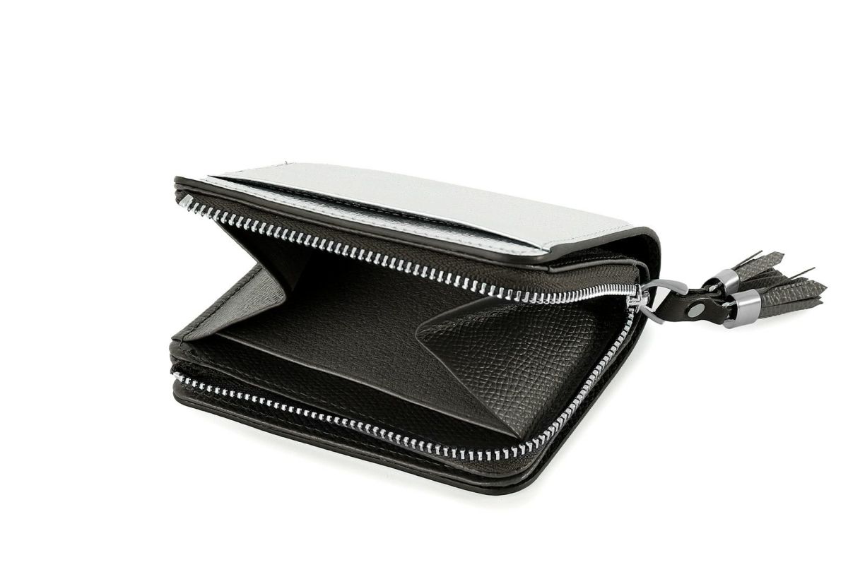 シキビー Lファスナー二つ折り財布 きら×すす