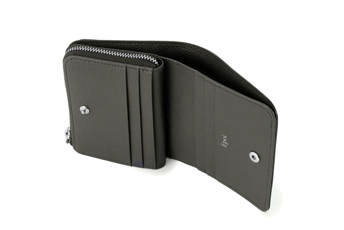 シキビー Lファスナー二つ折り財布 きら×すす