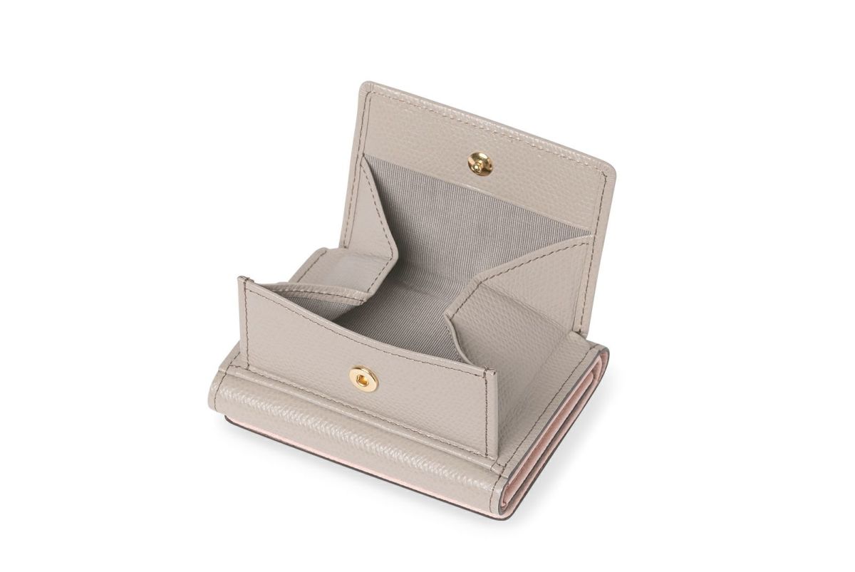 シキビー 三つ折り財布 あくいろ×とき