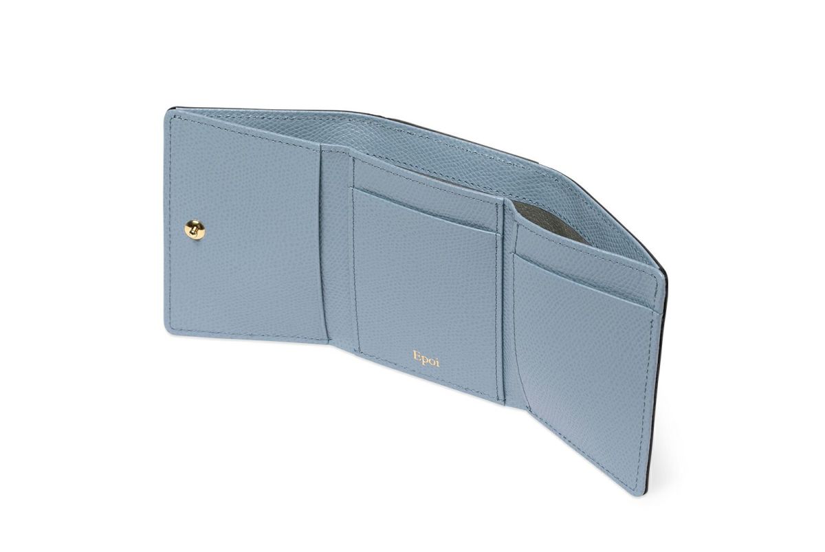 シキビー 三つ折り財布 くじゃく×うすはな