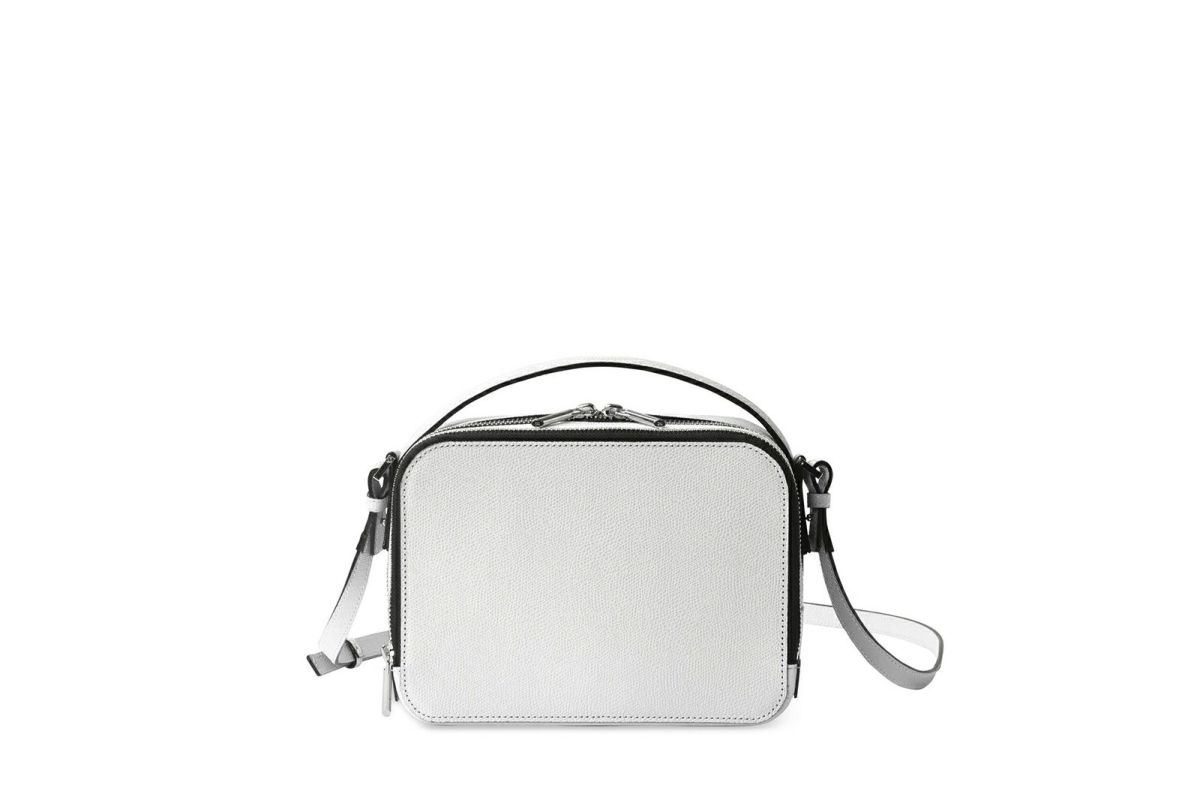 シキ 2WAYボックスショルダーバッグ しろ