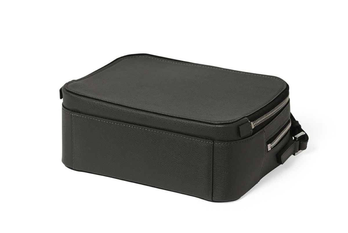 シキ 2WAYボックスショルダーバッグ すす