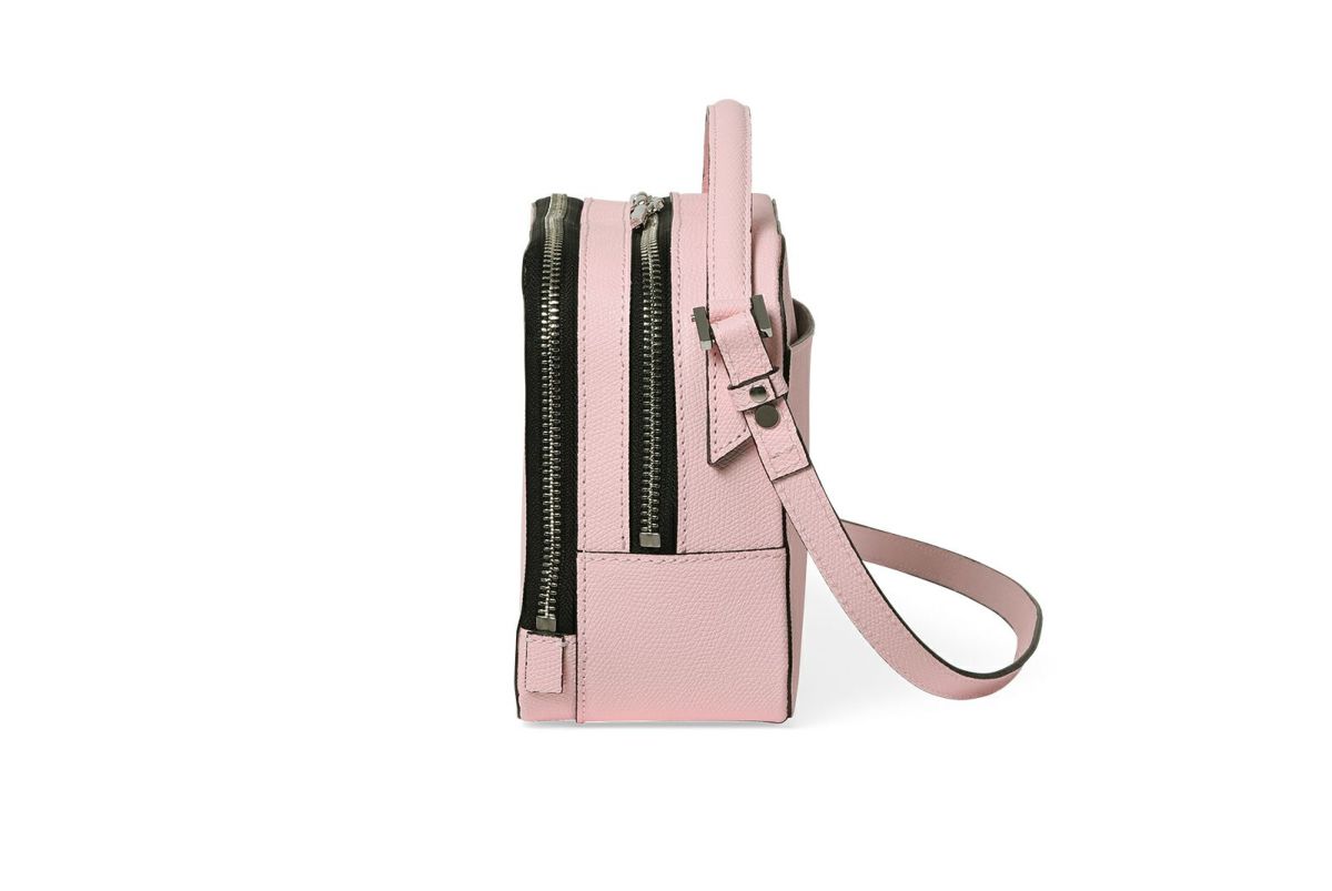 シキ 2WAYボックスショルダーバッグ もも