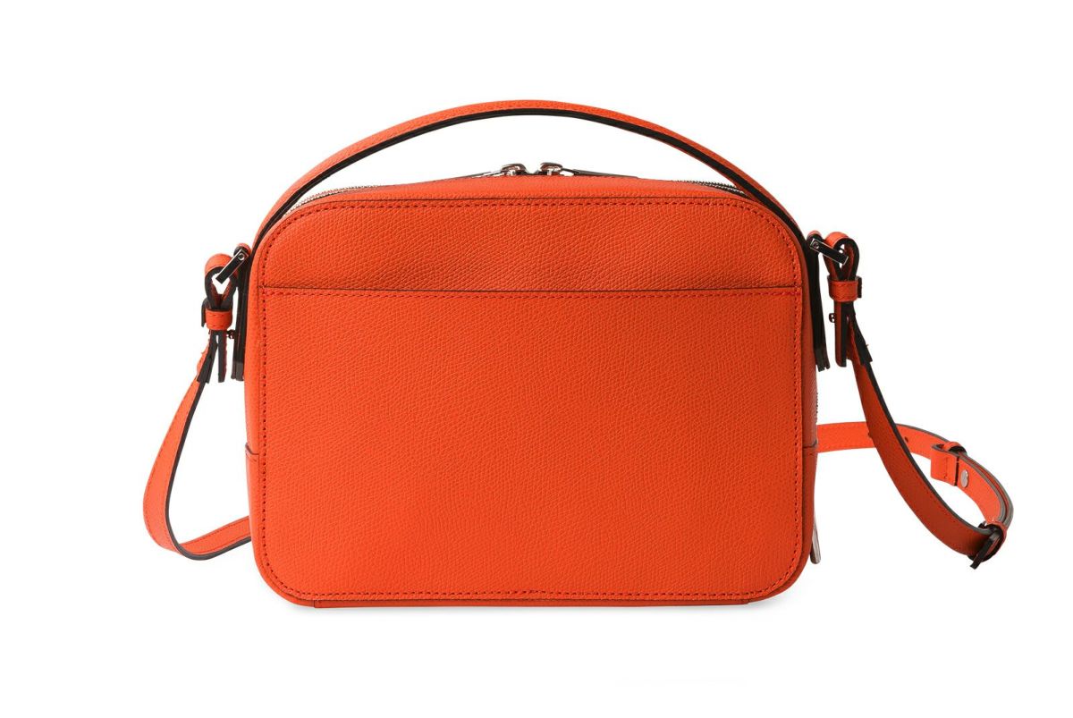 シキ 2WAYボックスショルダーバッグ だいだい