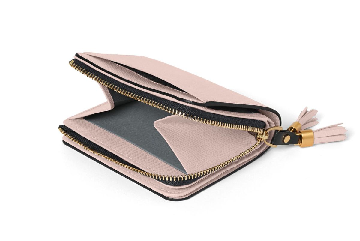 シキ Lファスナー二つ折り財布 とき