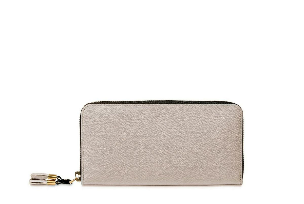 シキ ラウンドファスナー長財布 あくいろ