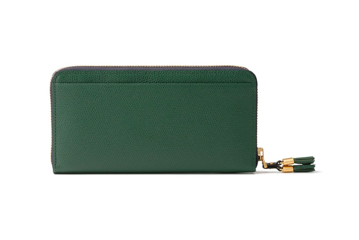 シキ ラウンドファスナー長財布 もみ