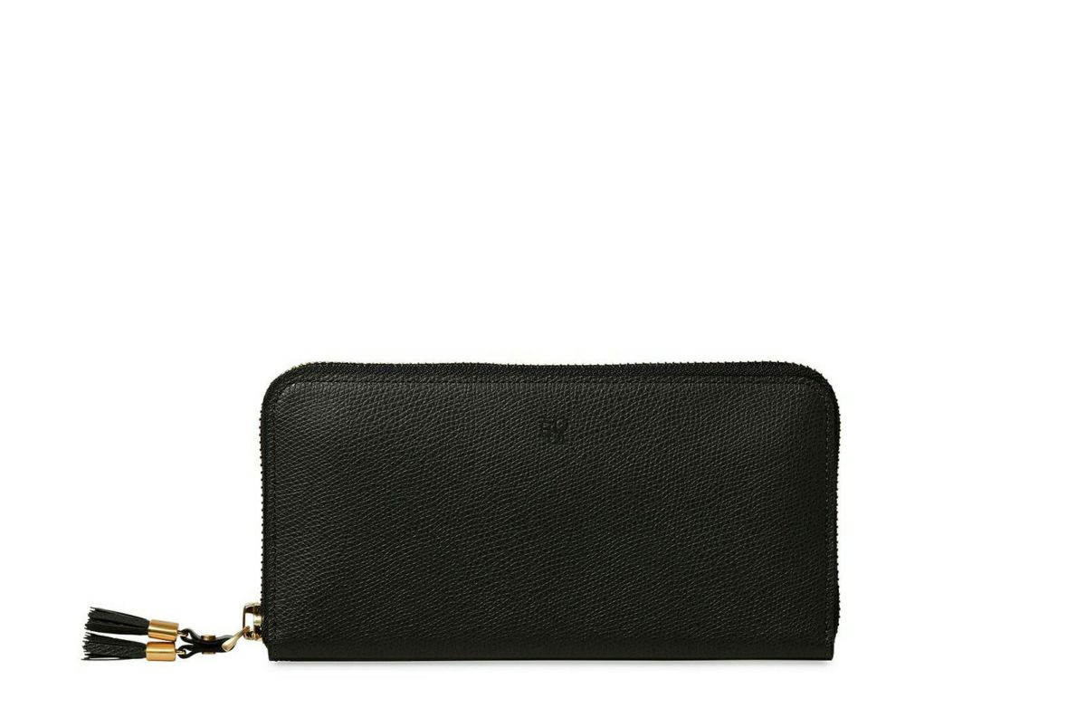 シキ ラウンドファスナー長財布 くろ