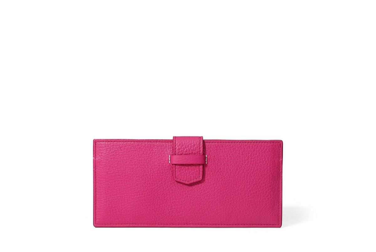リツラグーン スリム長財布 フューシャピンク
