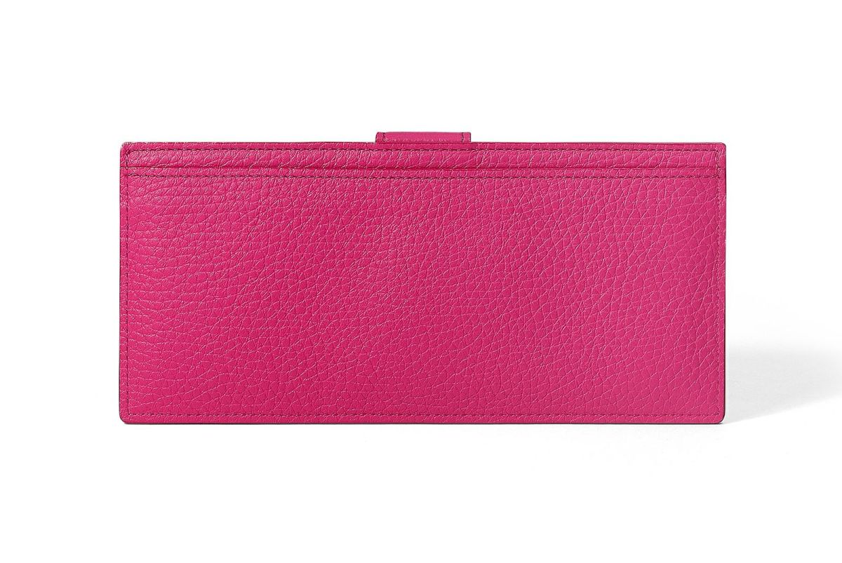 リツラグーン スリム長財布 フューシャピンク