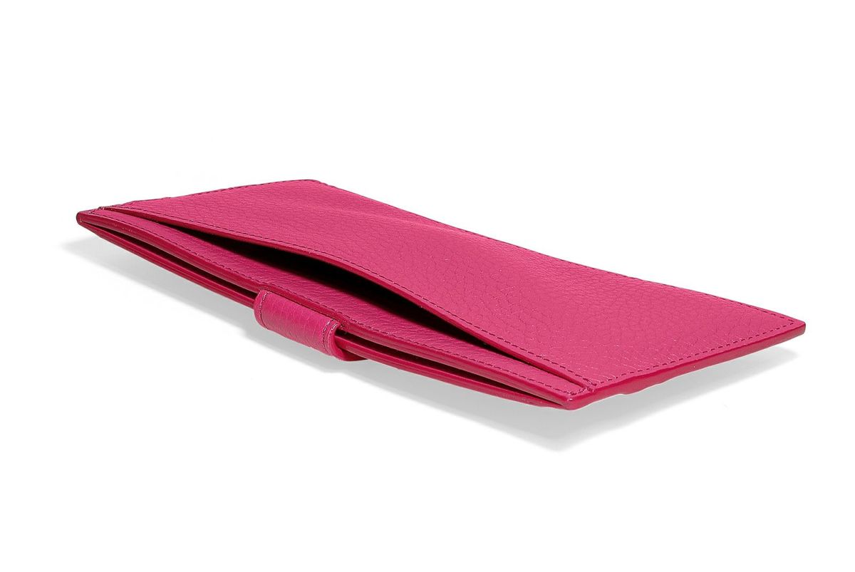 リツラグーン スリム長財布 フューシャピンク