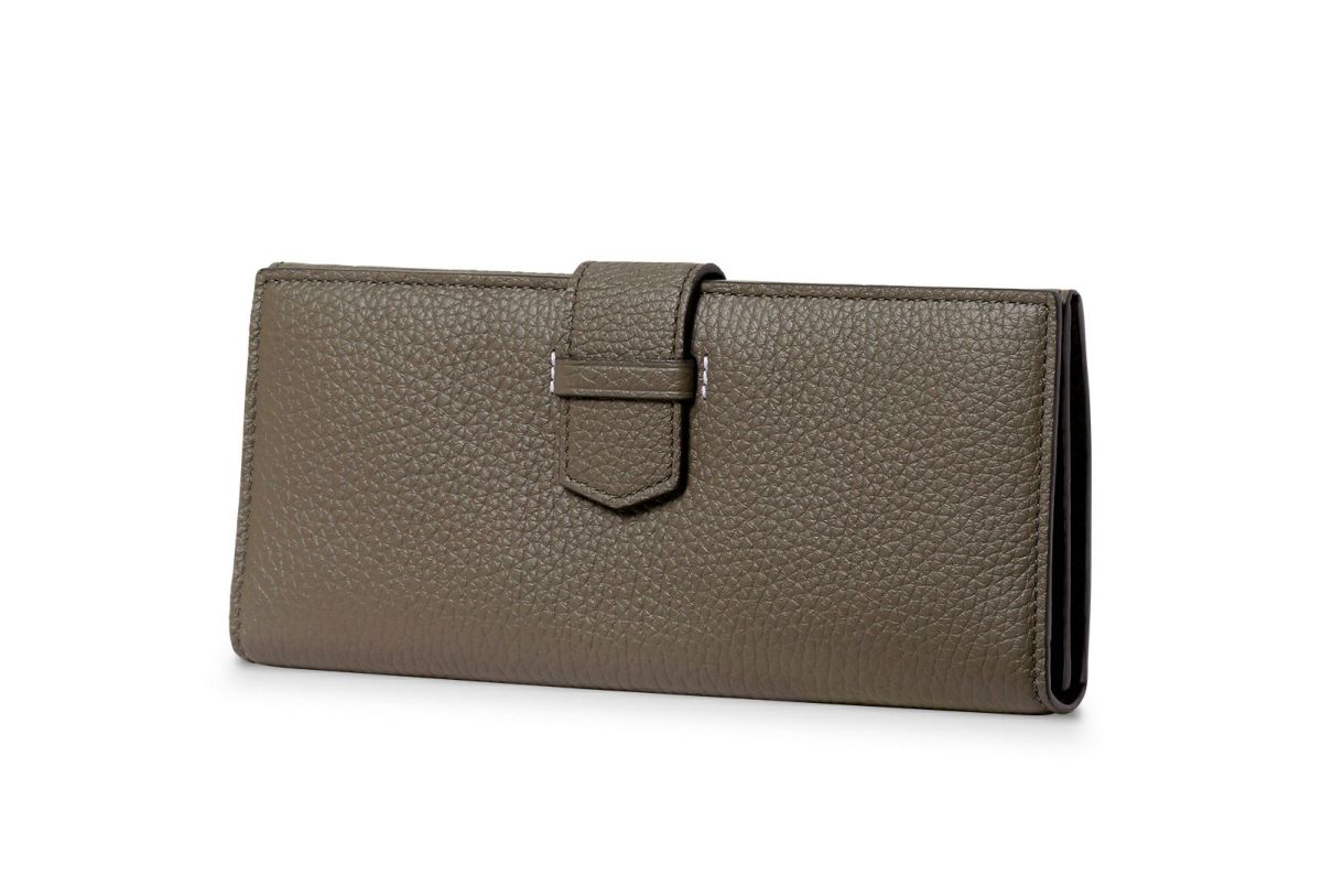 リツラグーン 小銭入れ付きスリム長財布 エタン