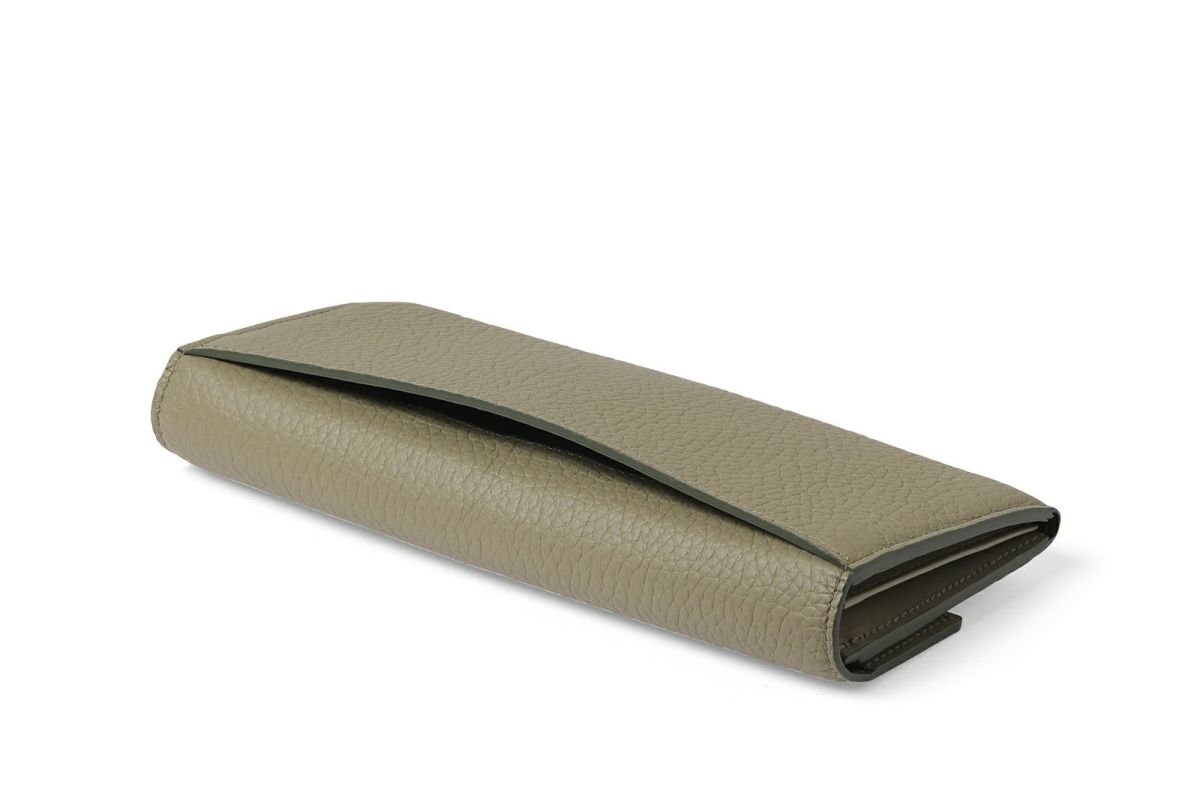 リツラグーン 単カードケース付き長財布 セージ