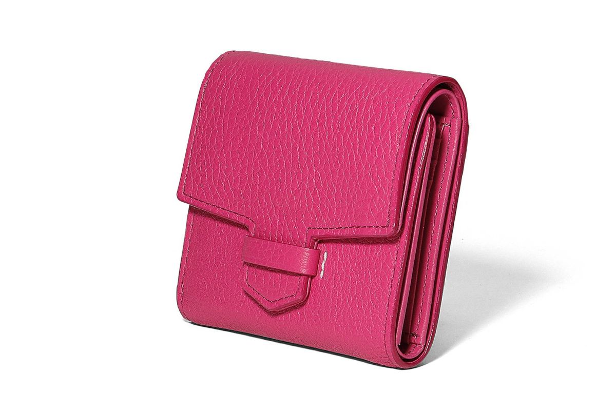 リツラグーン 中BOX二つ折り財布 フューシャピンク