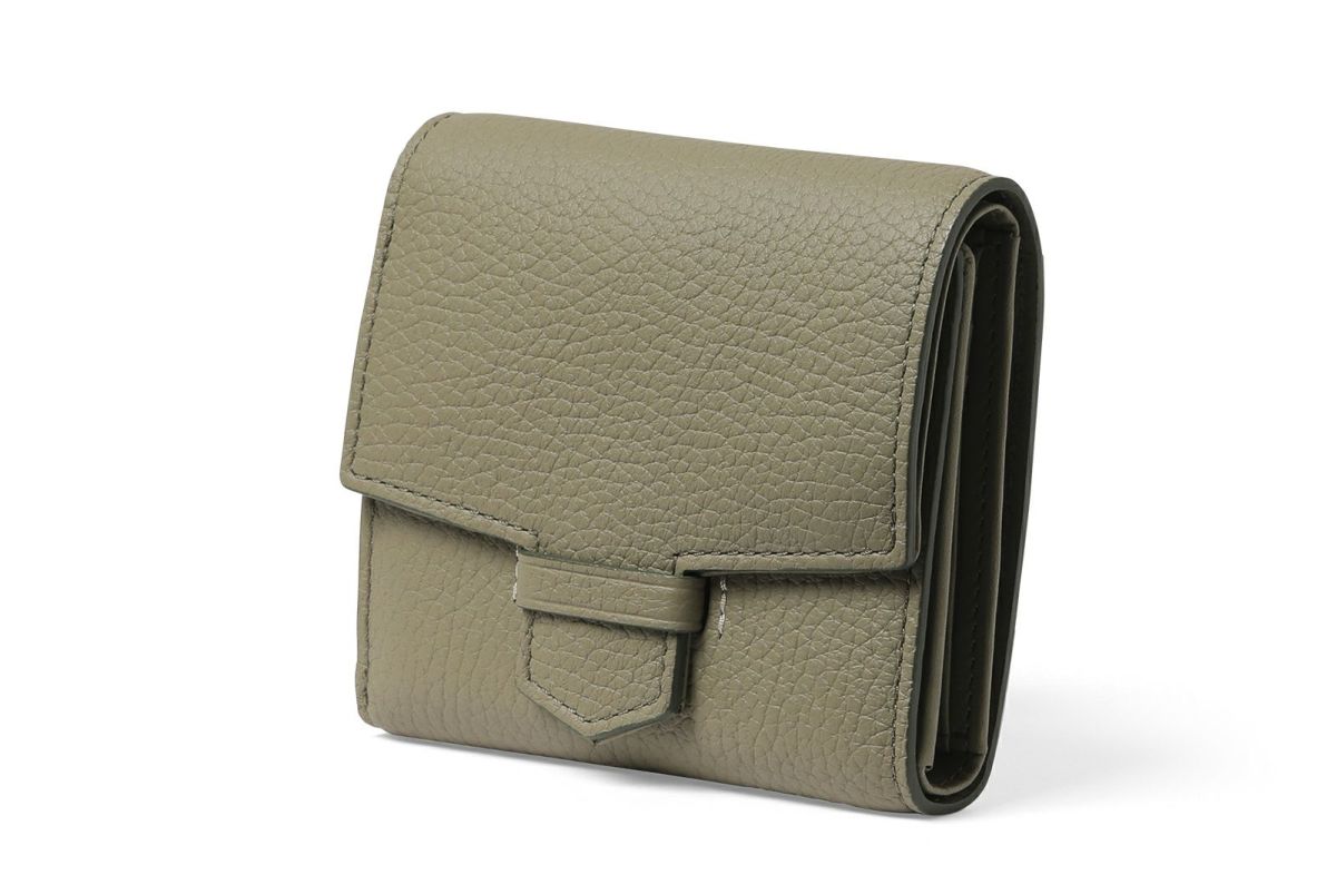 リツラグーン 中BOX二つ折り財布 セージ