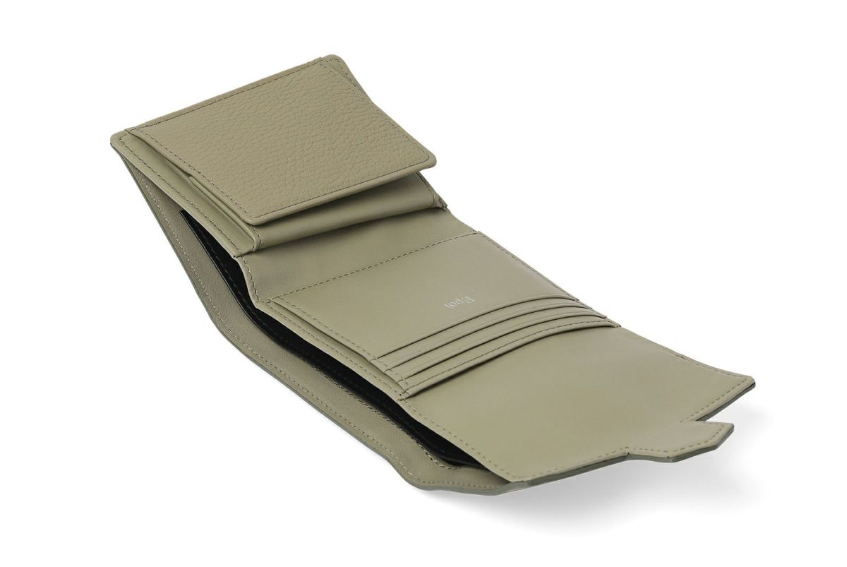 リツラグーン 中BOX二つ折り財布 セージ