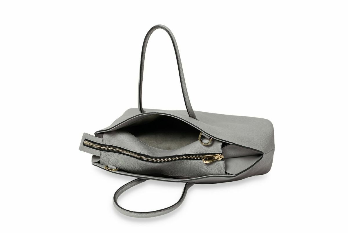 リツ 2WAYボストンバッグL グレー