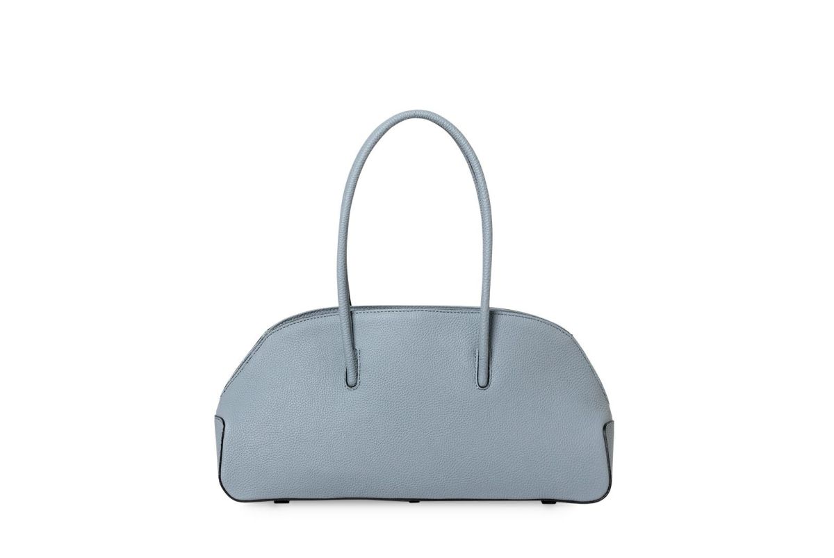 リツ 横長ボストンバッグ ブルージーン