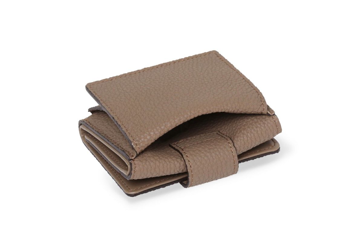 リツ 三つ折り財布 トープ