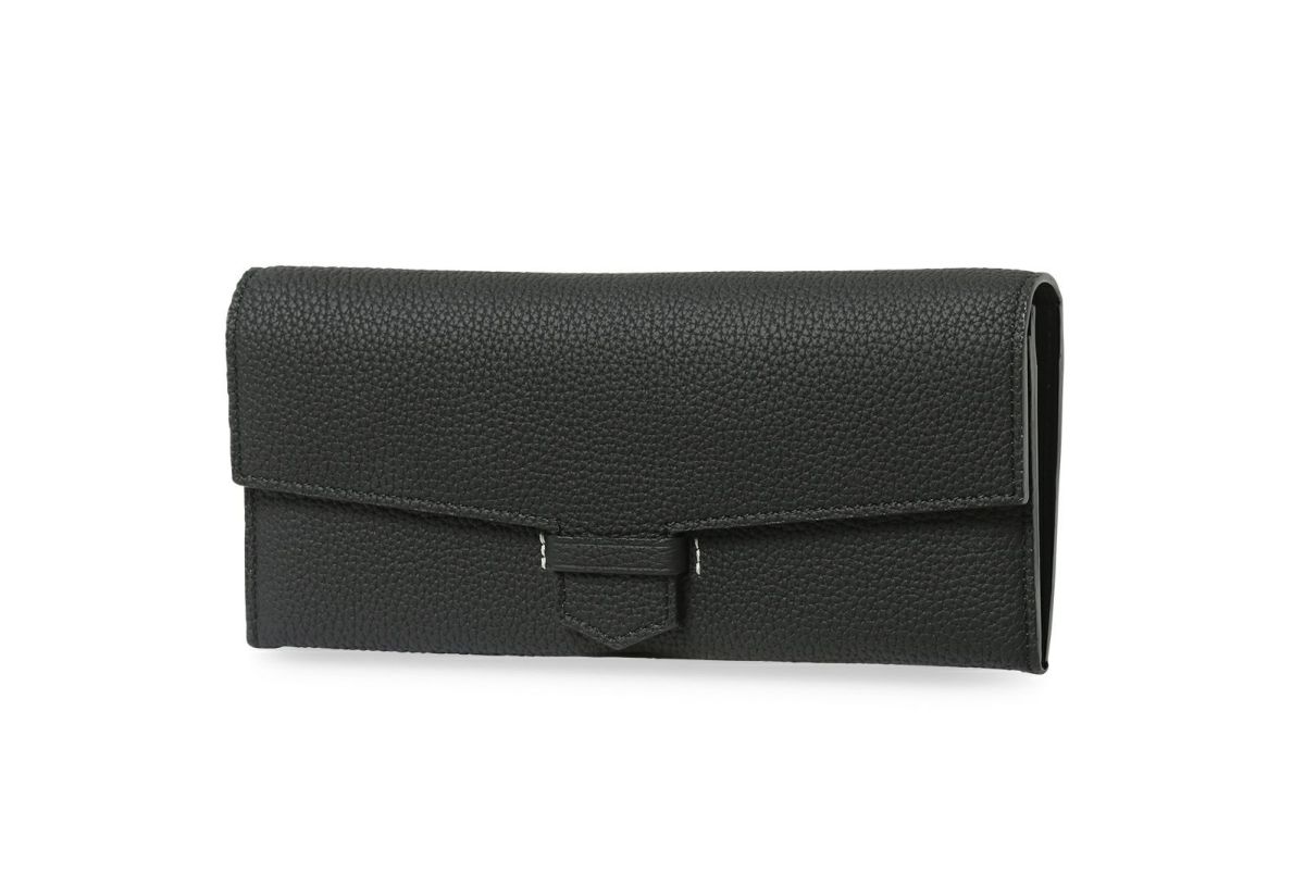 リツ 単カードケース付き長財布 ブラック