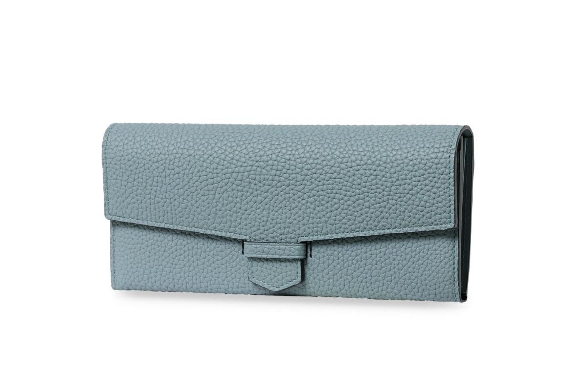 リツ 単カードケース付き長財布　スカイ