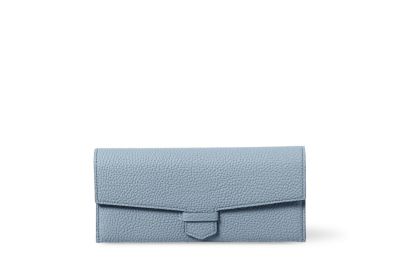 リツ 単カードケース付き長財布 ブルージーン