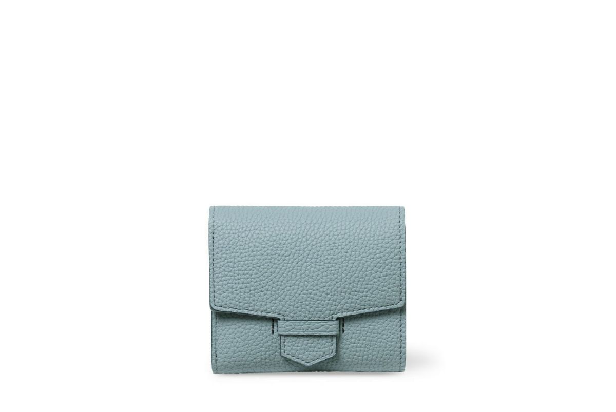 リツ 中BOX二つ折り財布 スカイ