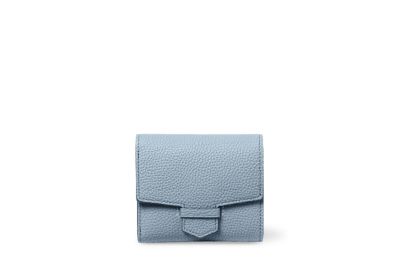 リツ 中BOX二つ折り財布 ブルージーン