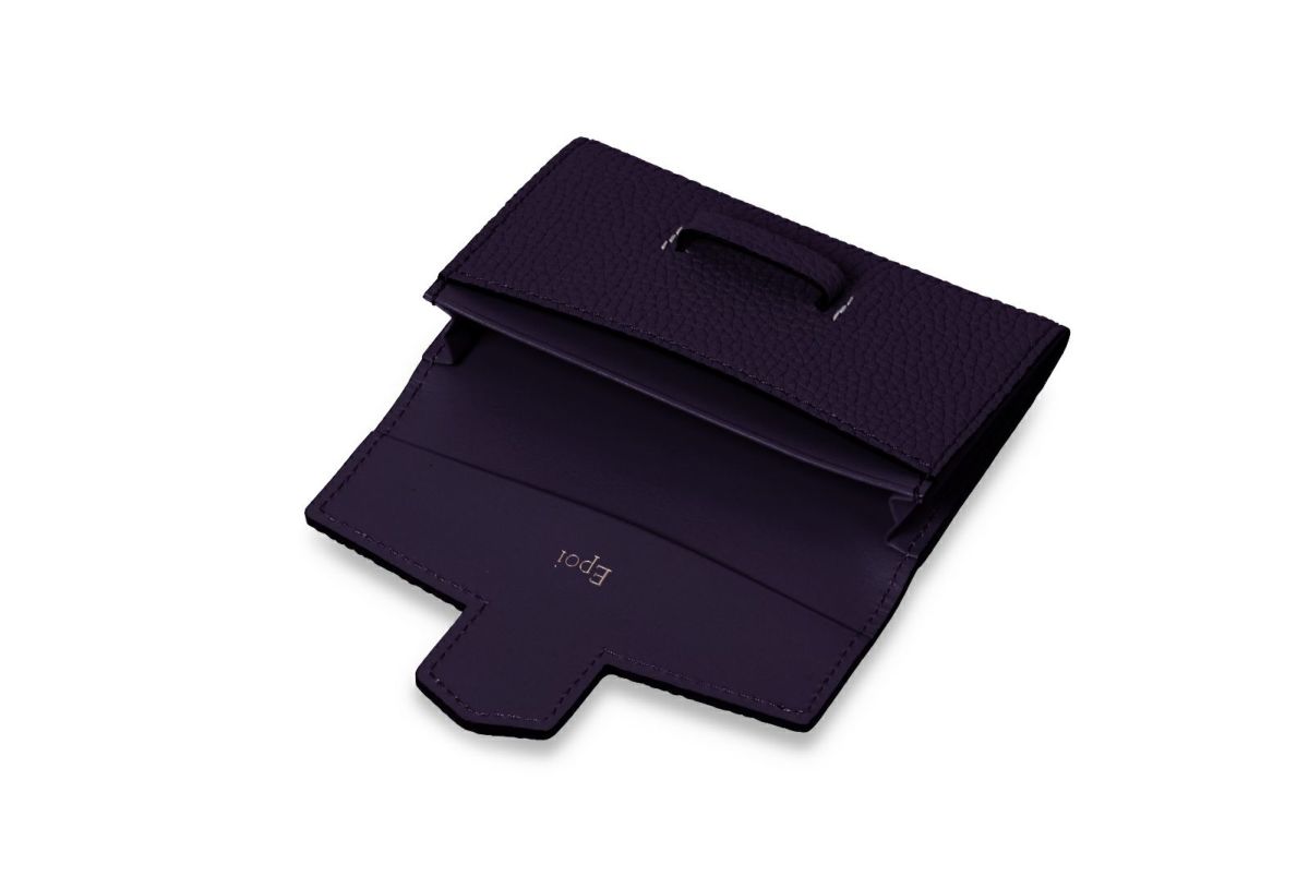 リツ 名刺入れ バイオレット