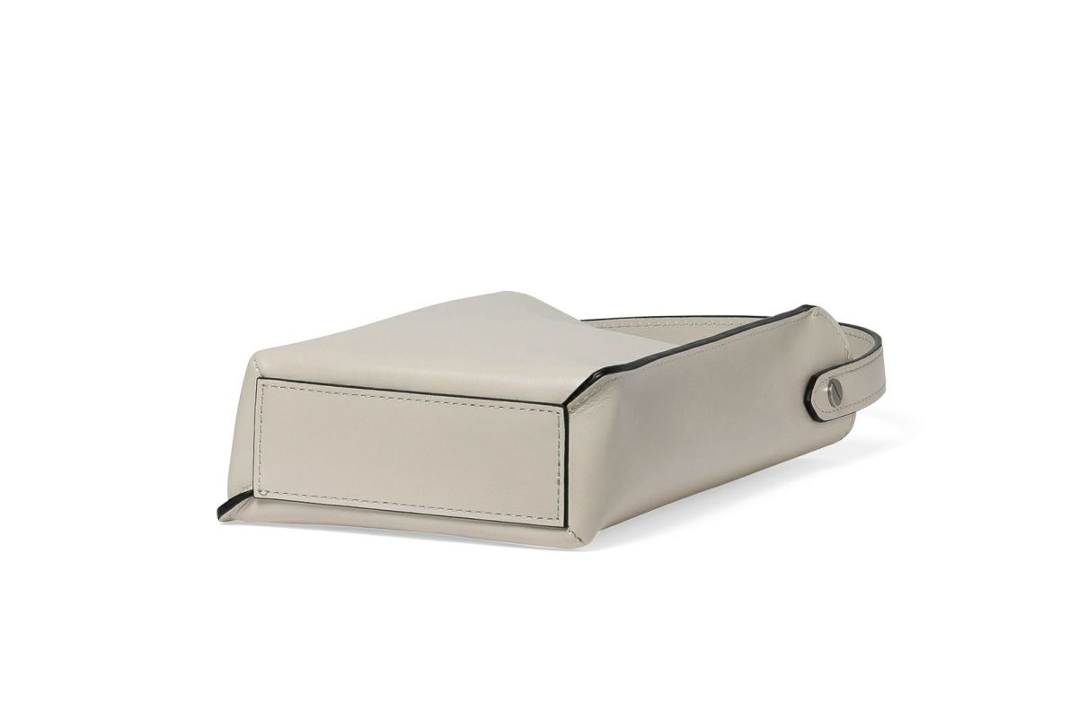 ノット 2WAYミニショルダーバッグ ライトグレー