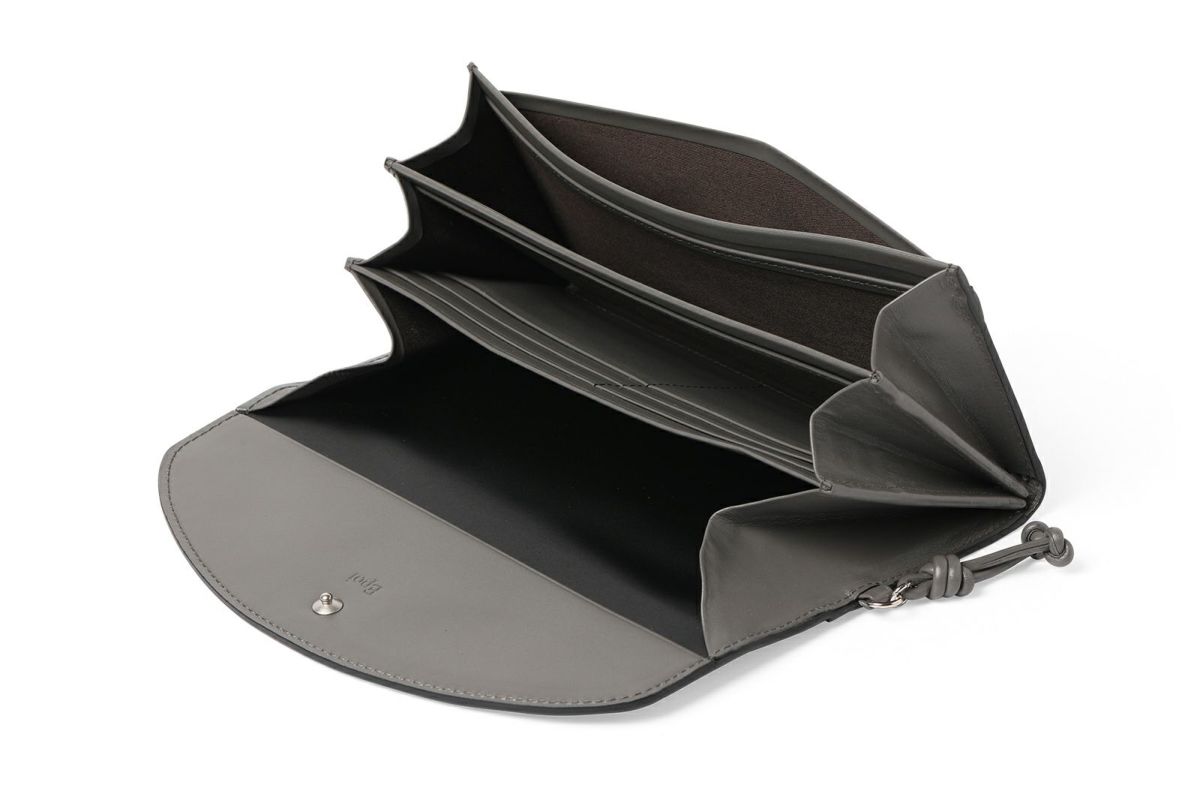 ノット ギャルソン長財布 グレー