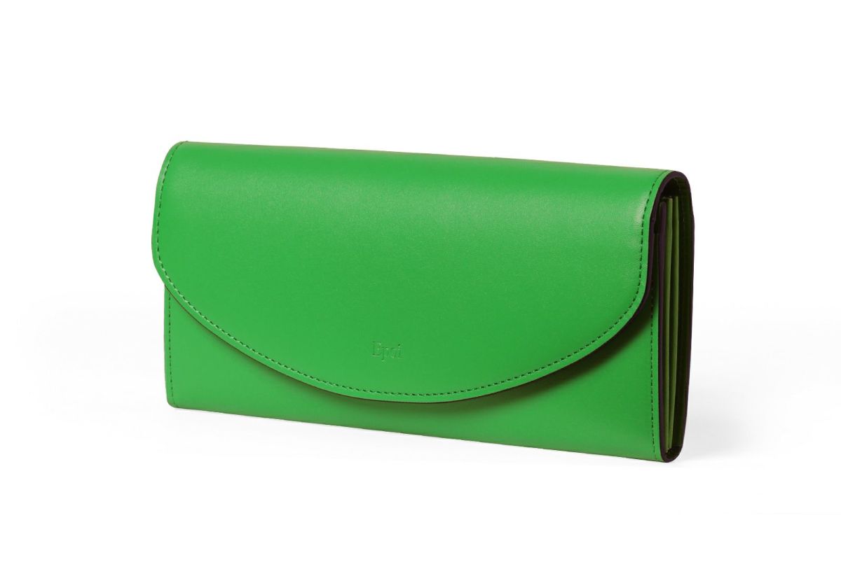 ノット ギャルソン長財布 グリーン