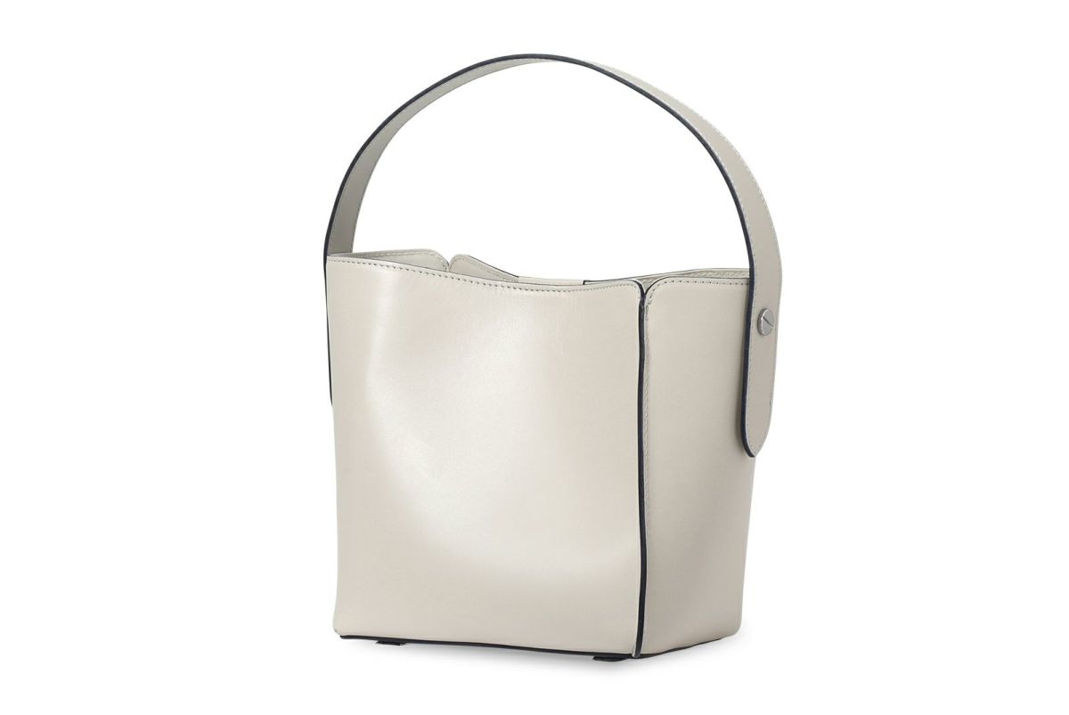 ノット キューブ2WAYショルダーバッグ ライトグレー