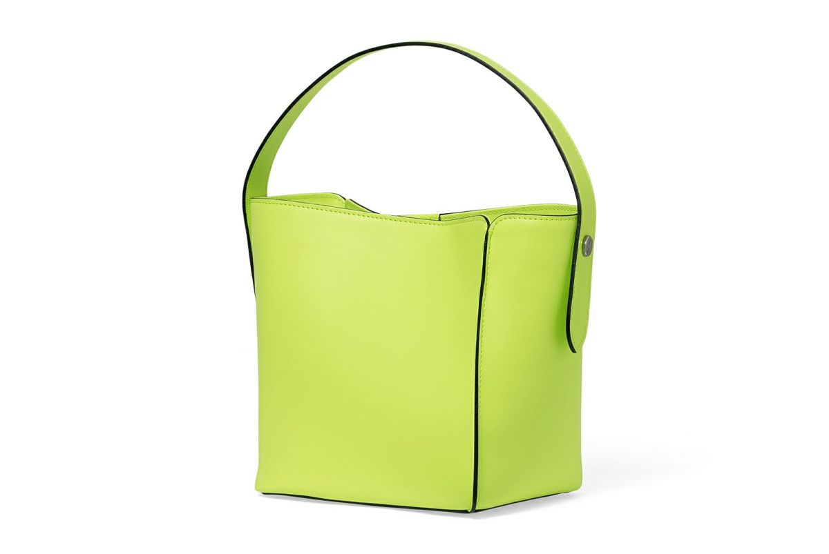 ノット キューブ2WAYショルダーバッグ ライム