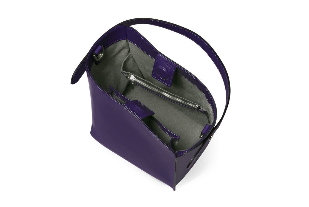 ノット キューブ2WAYショルダーバッグ パープル