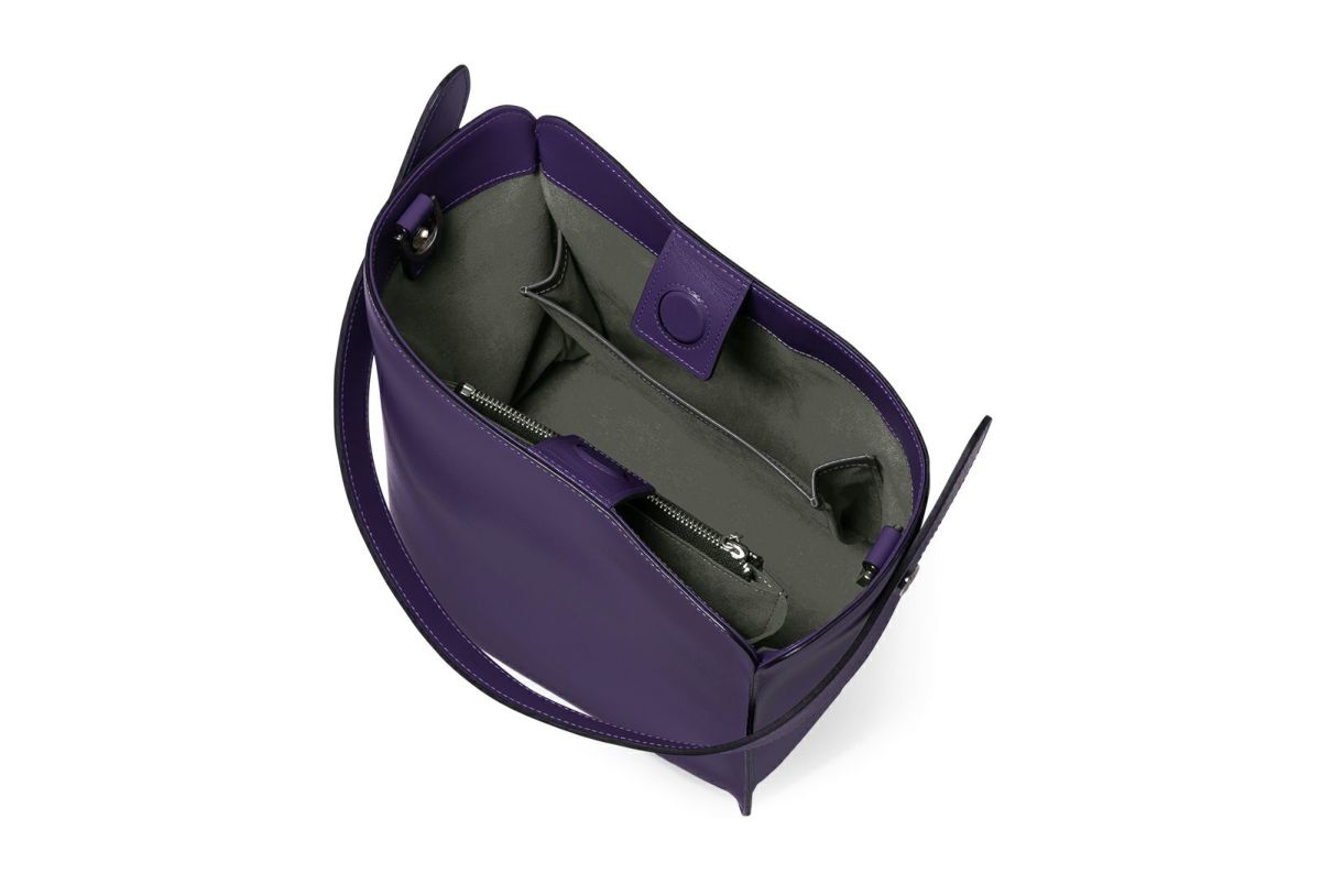 ノット キューブ2WAYショルダーバッグ パープル